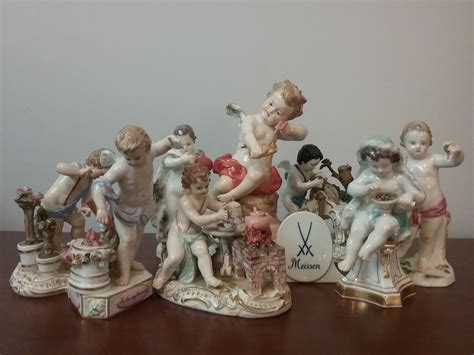 porcelain cherub figurines|collectible cherub figurines.